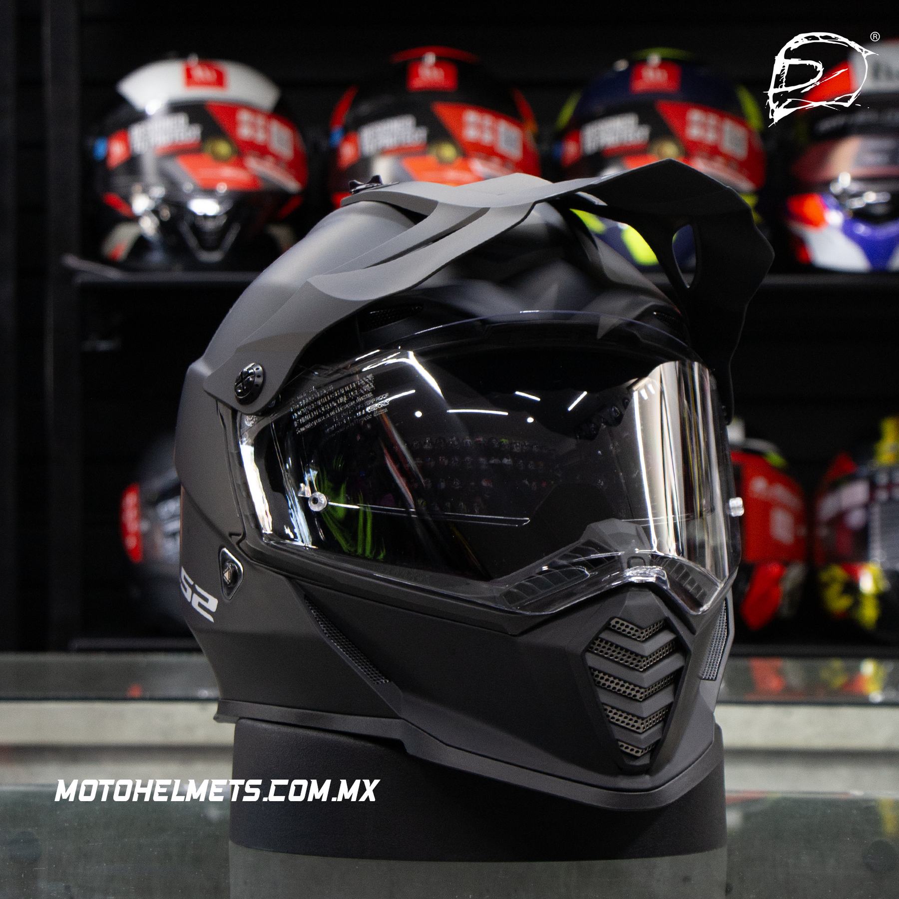 Casco LS2 Pioneer EVO Negro Mate MX436