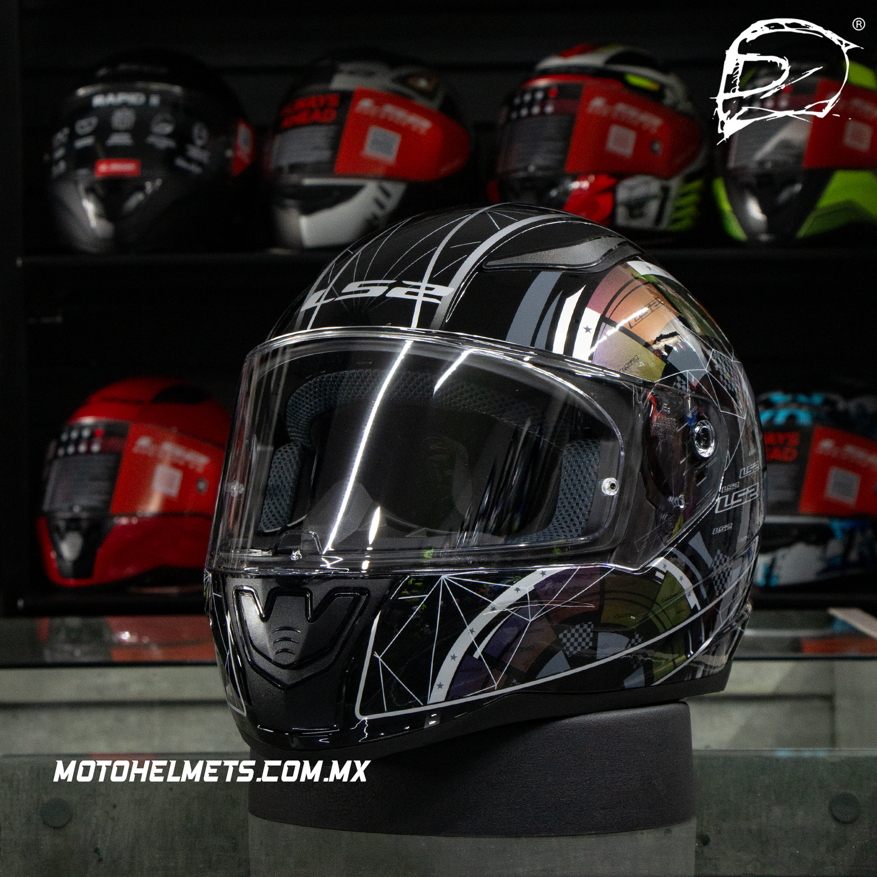 CASCO INTEGRAL LS2 RAPID II TECH 2.0 CHAMELEON