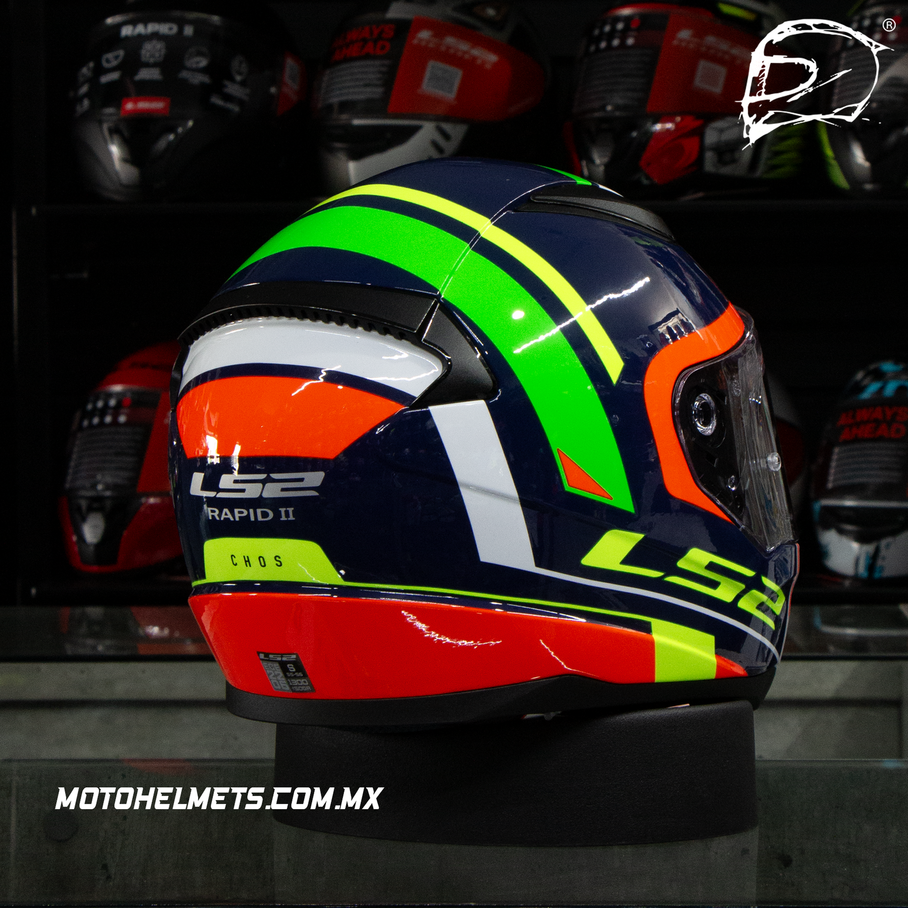 Casco Integral LS2 Rapid II Chaos FF353