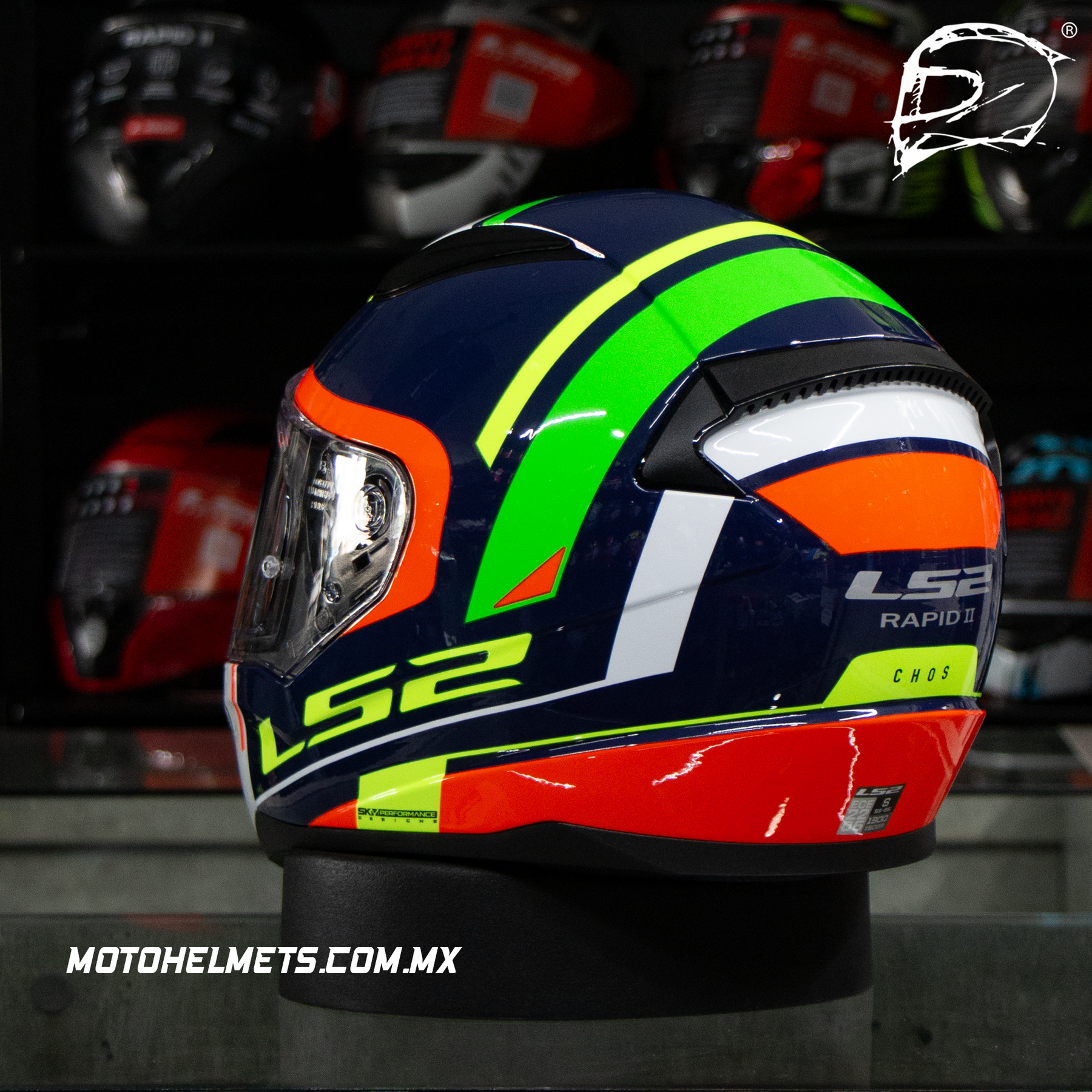 Casco Integral LS2 Rapid II Chaos FF353