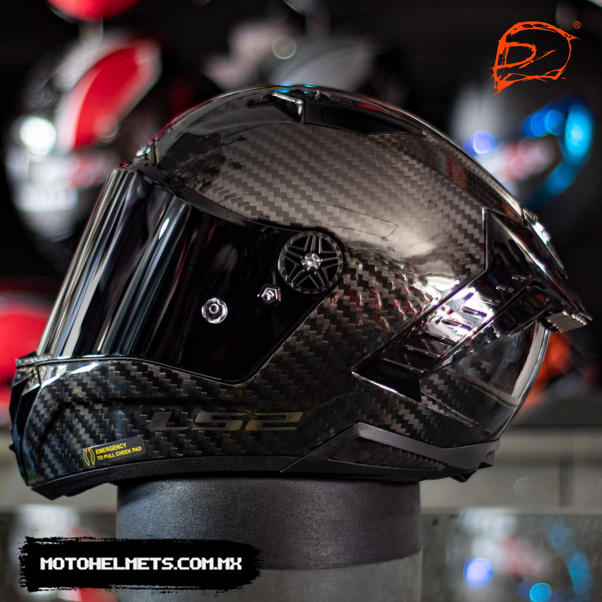 Casco Integral LS2 Thunder Solid Carbon FF805