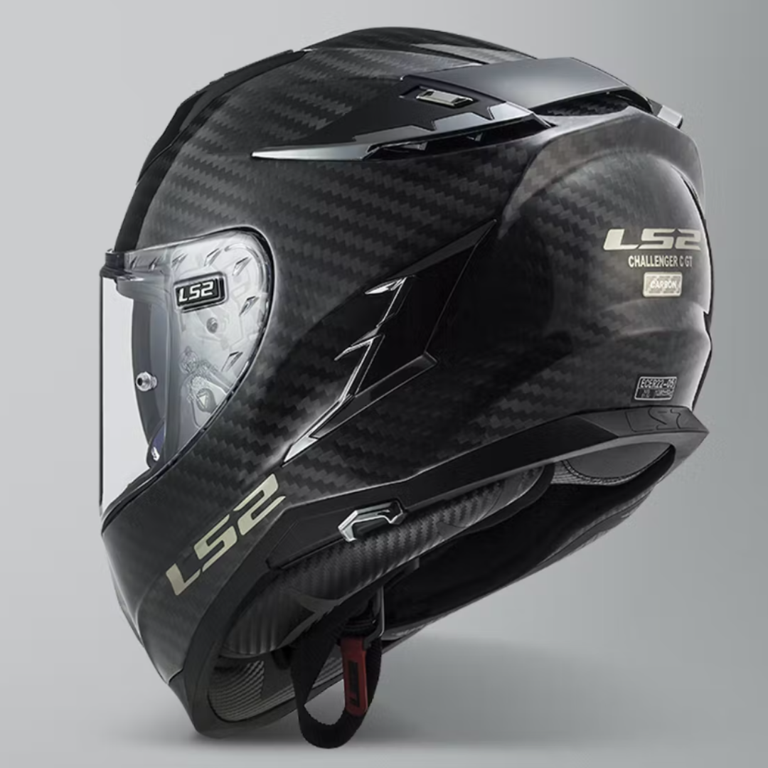 Casco  Integral LS2 Challenger CT2 Solid Carbon FF327