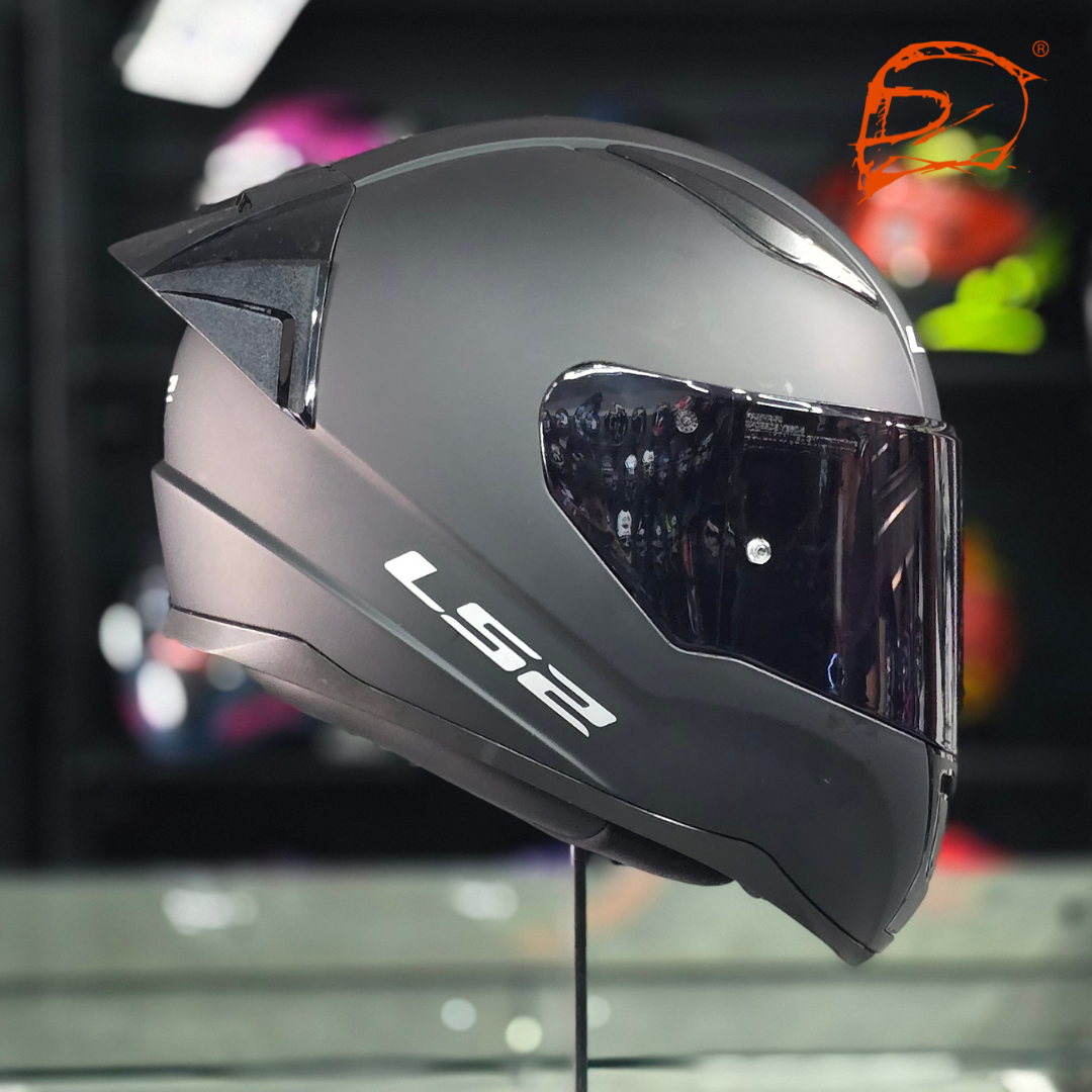 Casco Integral LS2 Rapid II Solid Negro Mate