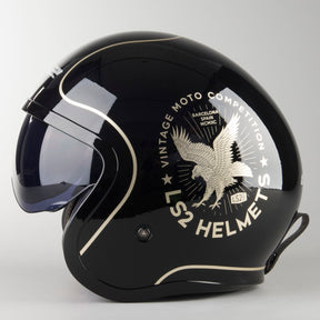 Casco LS2 Spitfire Flier Negro OF599