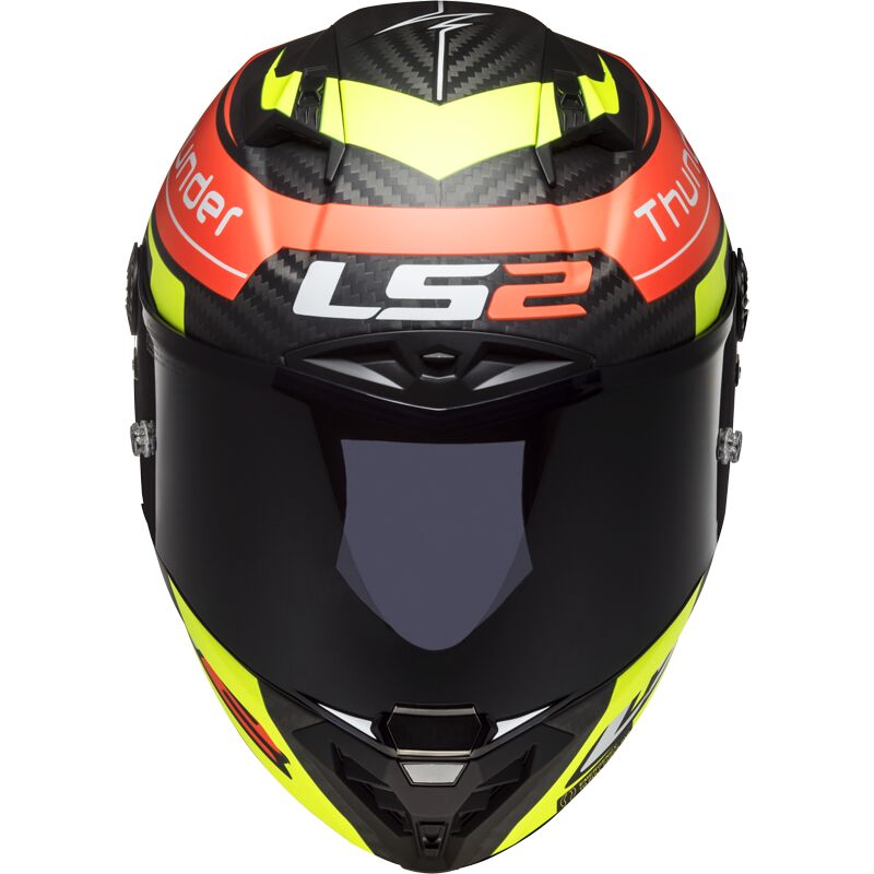 Casco Integral LS2 Thunder Attack Rojo Amarillo FF805