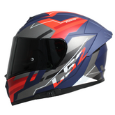 Casco LS2 Breaker Evo Beta Azul Rojo Mate FF390