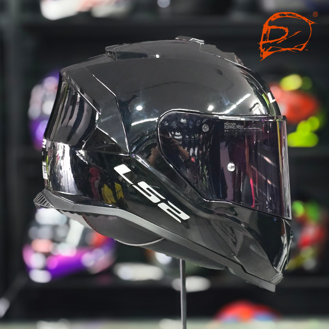 CASCO INTEGRAL LS2 STORM II FF800 NEGRO BRILLO