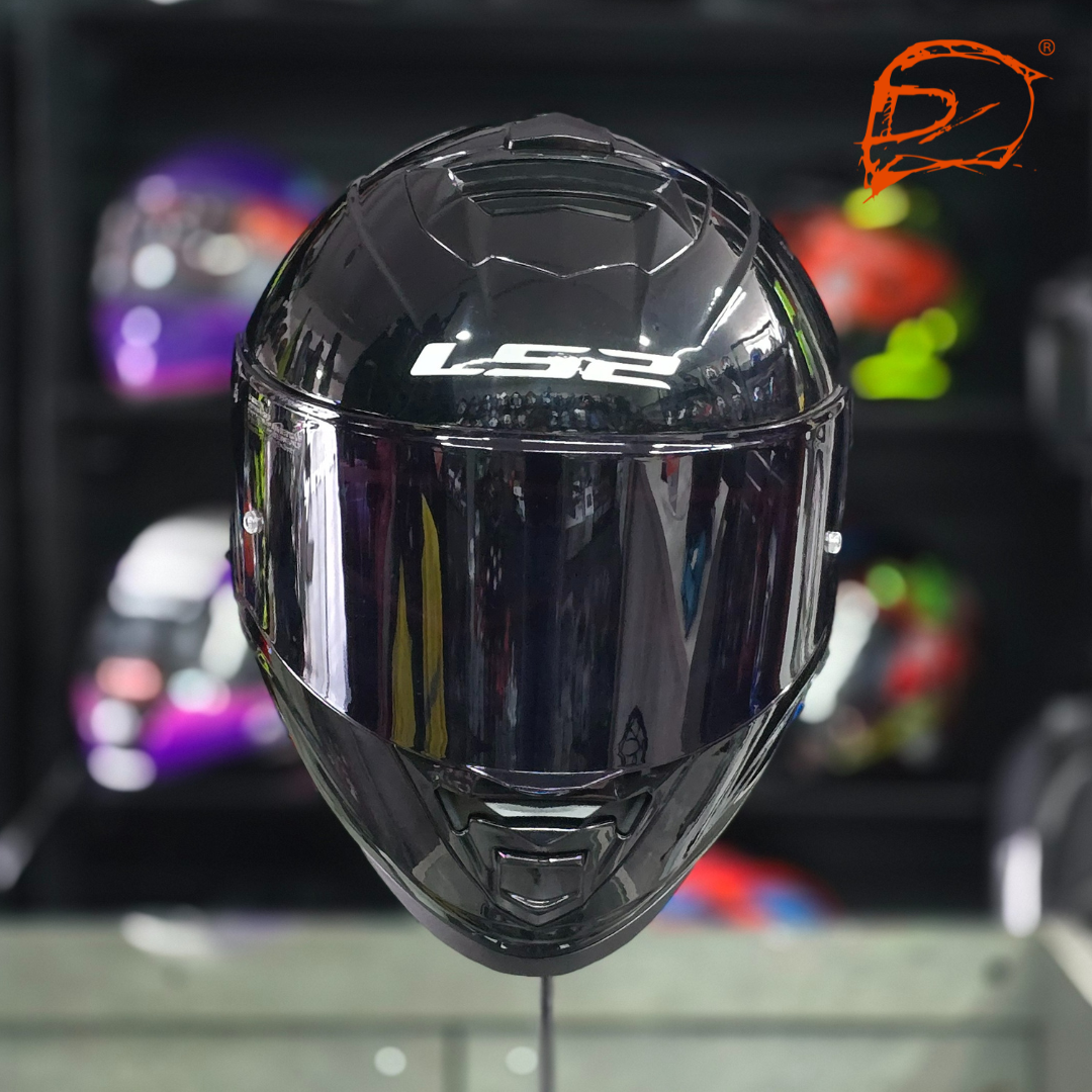 CASCO INTEGRAL LS2 STORM II FF800 NEGRO BRILLO