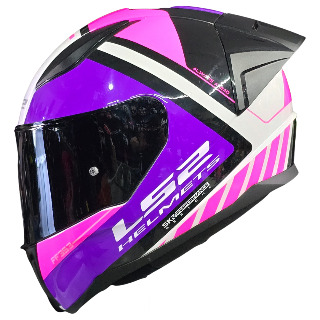 Casco Integral LS2 Rapid II Blink Rosa Brillo