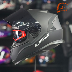 CASCO INTEGRAL LS2 STORM II NEGRO MATE