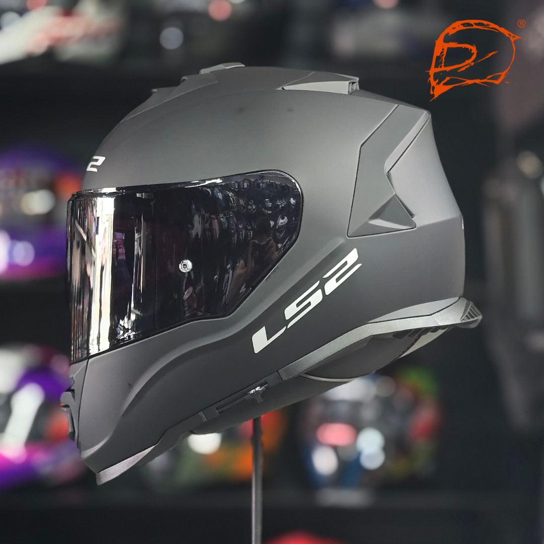 CASCO INTEGRAL LS2 STORM II NEGRO MATE