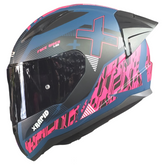 Casco Integral LS2 Rapid II Xtreet Azul Morado FF353