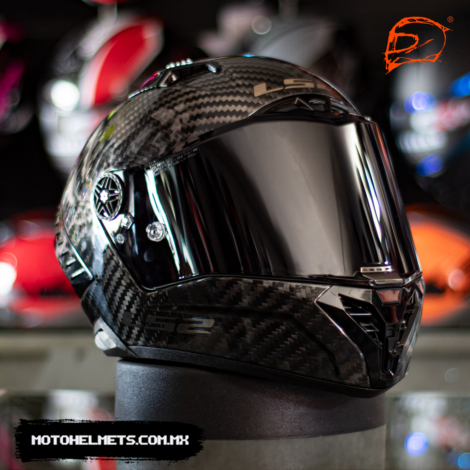 Casco Integral LS2 Thunder Solid Carbon FF805