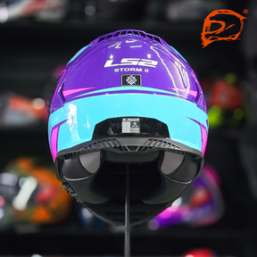 CASCO INTEGRAL LS2 FF800 STORM II FIST PURPURA/AZL