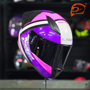 Casco Integral LS2 Rapid II Blink Rosa Brillo