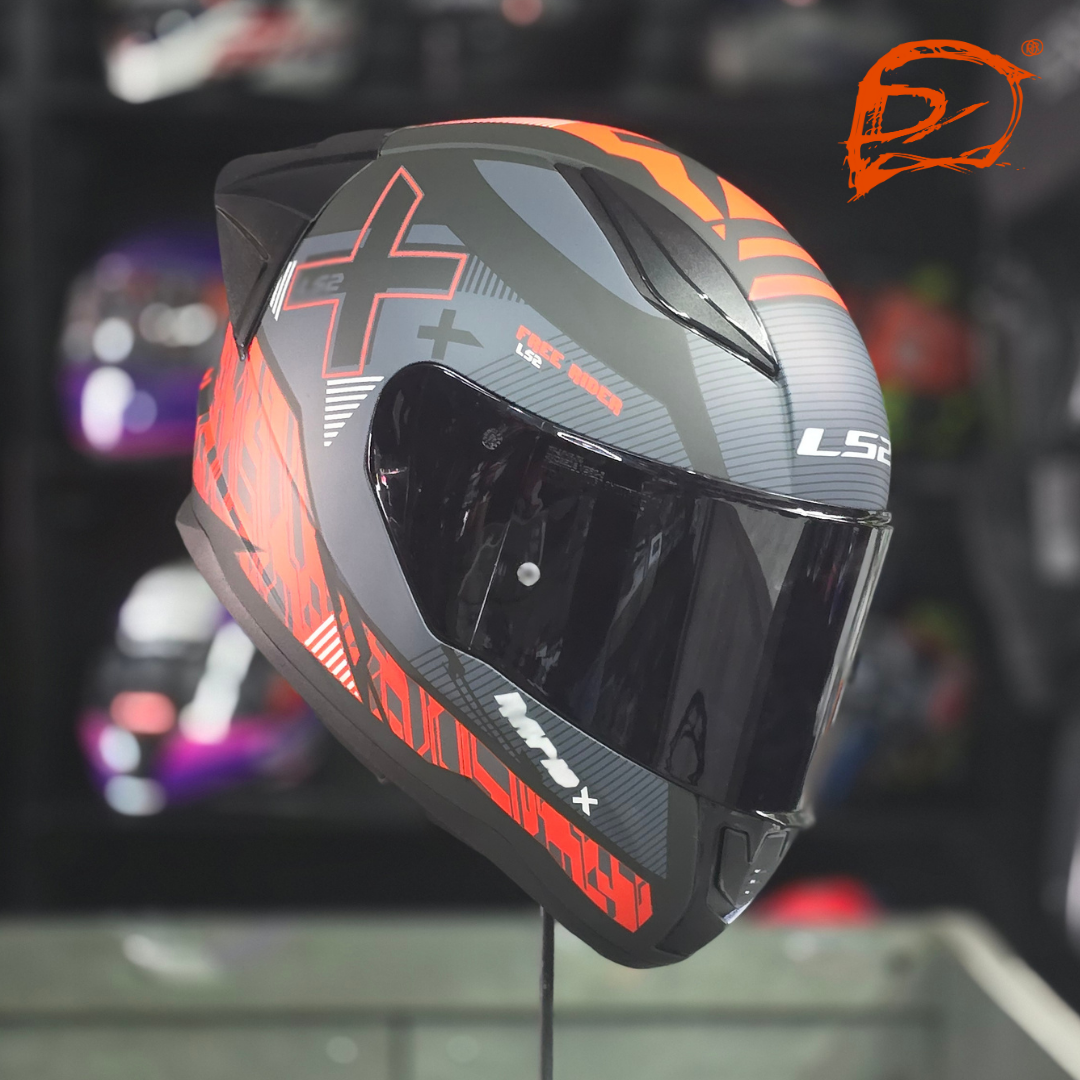 Casco Integral LS2 Rapid II Xtreet Negro Rojo FF353