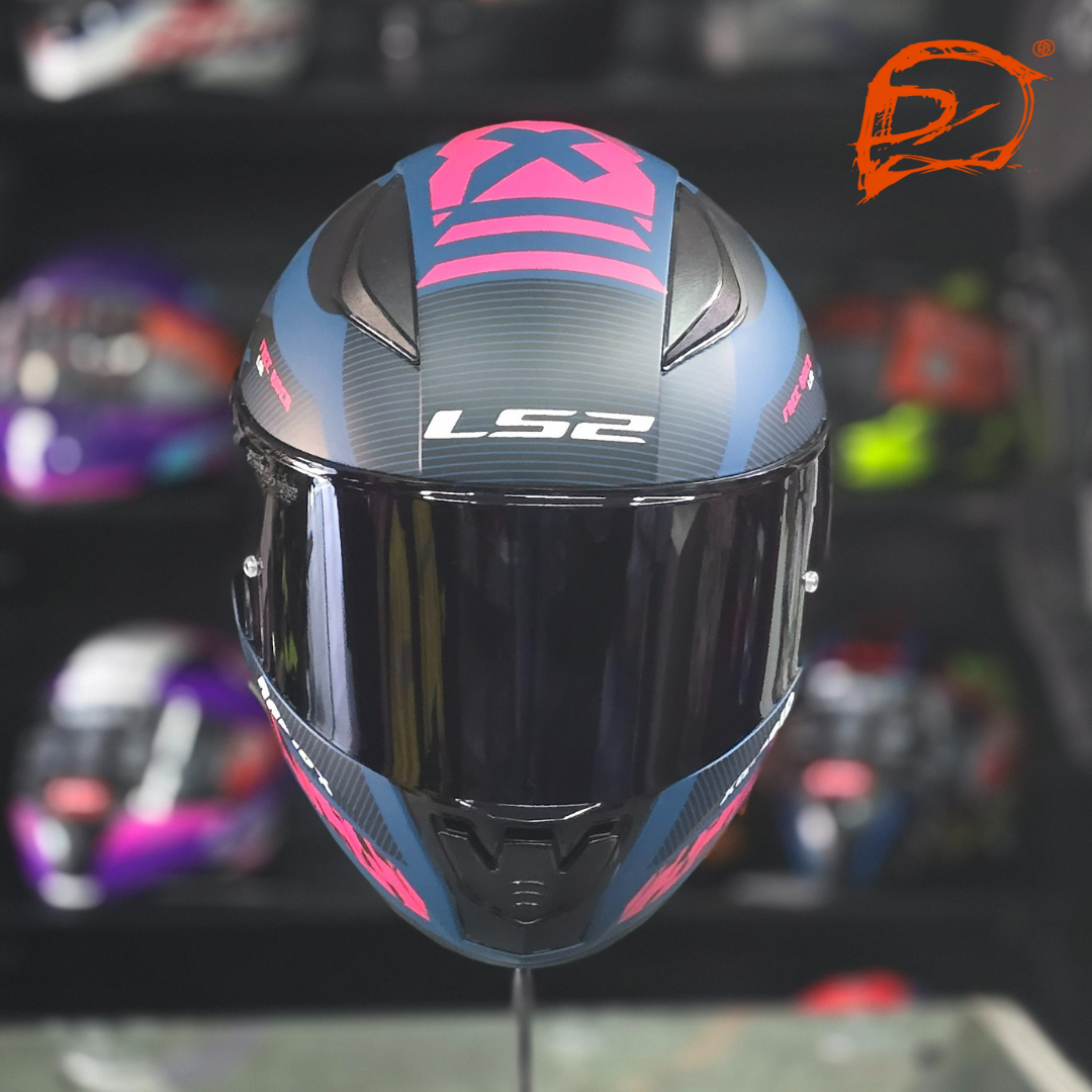 Casco Integral LS2 Rapid II Xtreet Azul Morado FF353