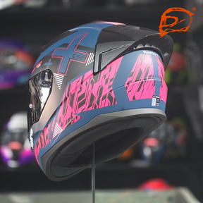 Casco Integral LS2 Rapid II Xtreet Azul Morado FF353