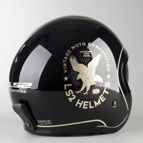 Casco LS2 Spitfire Flier Negro OF599