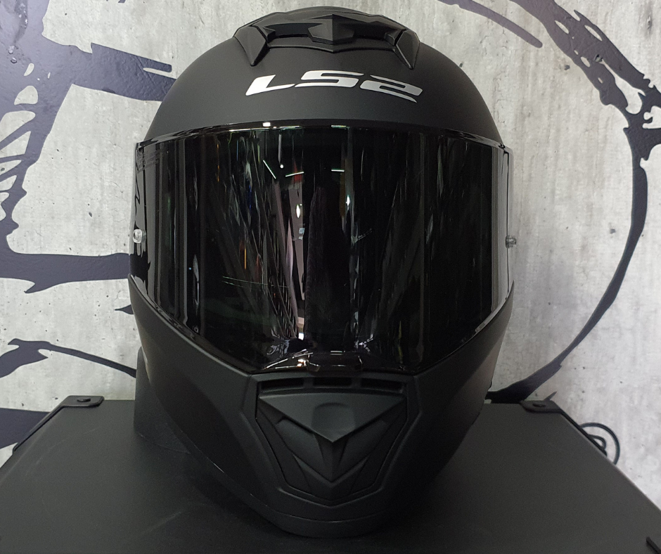 CASCO LS2 BREAKER EVO SOLID NEGRO MATE FF390