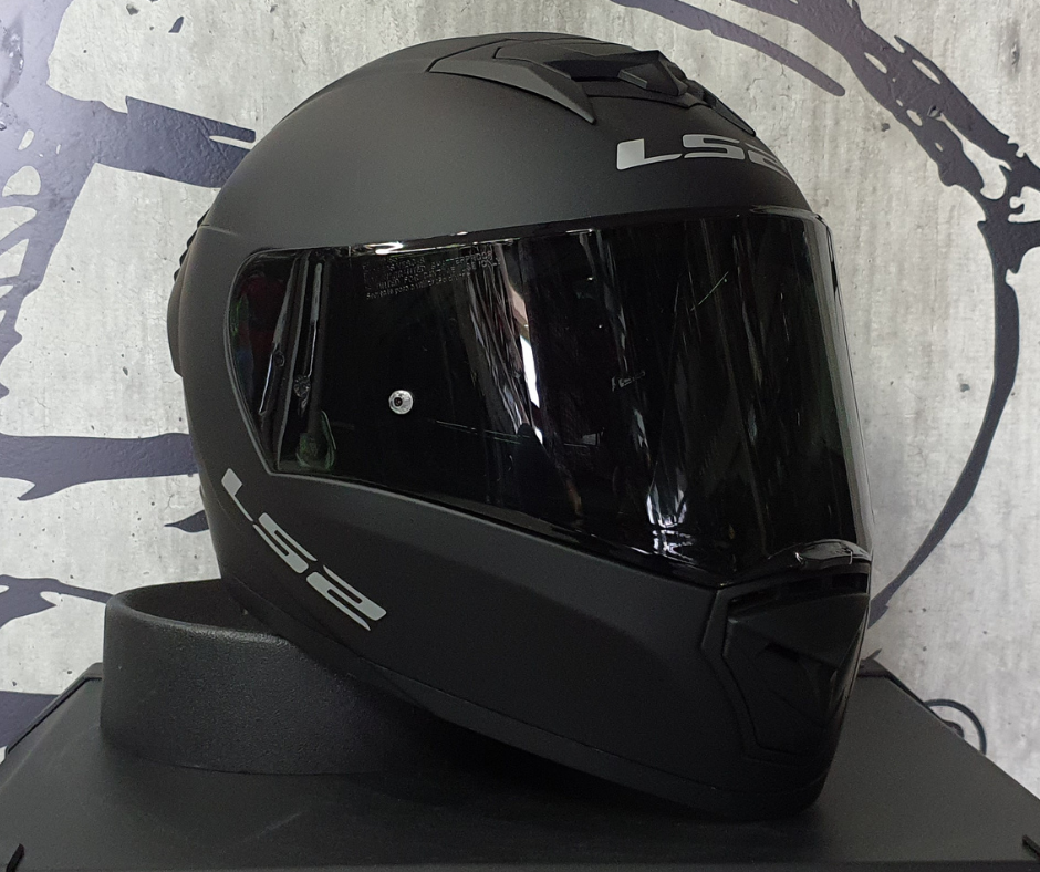 CASCO LS2 BREAKER EVO SOLID NEGRO MATE FF390