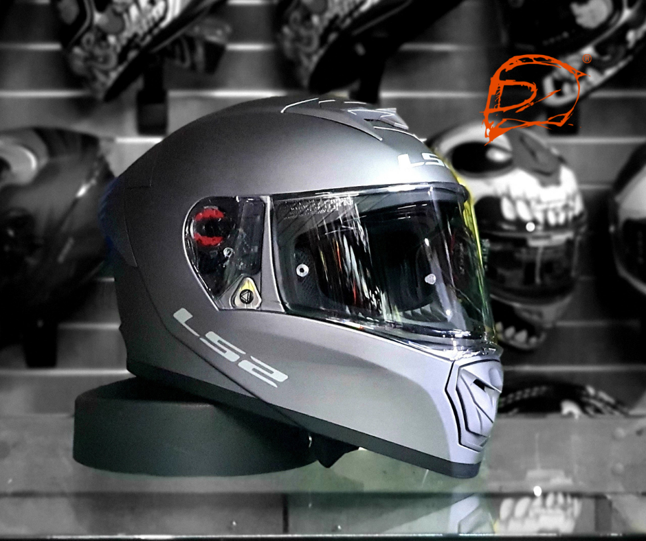 Casco LS2 Breaker EVO Solid Titanium Mate FF390