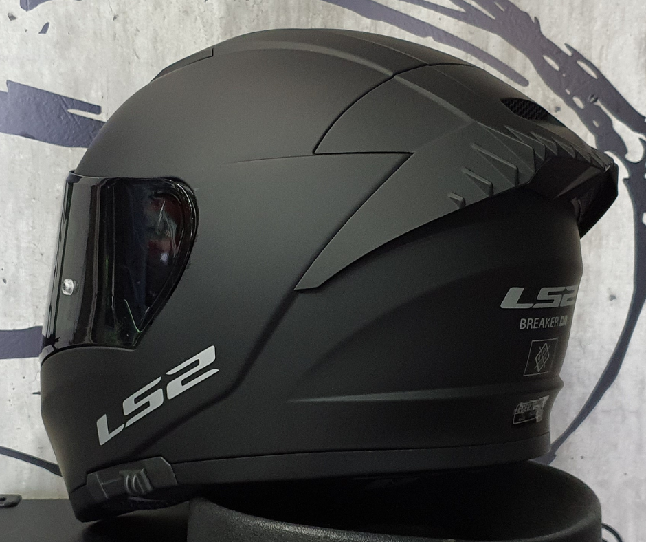 CASCO LS2 BREAKER EVO SOLID NEGRO MATE FF390