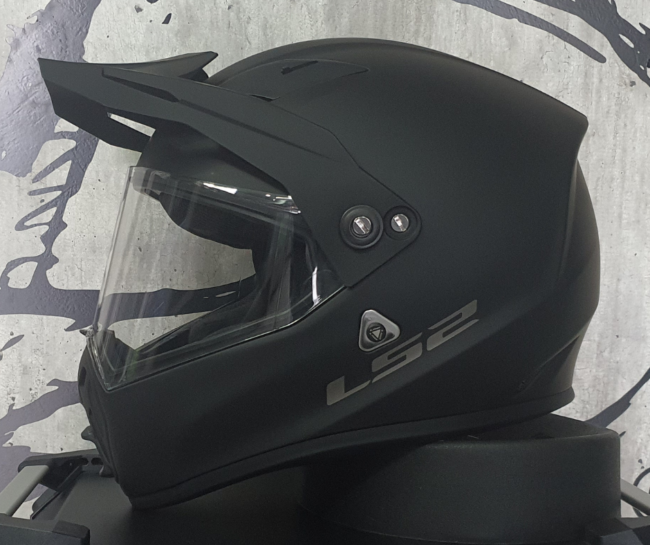 Casco LS2 Streetfighter MX419 Solid Negro Mate