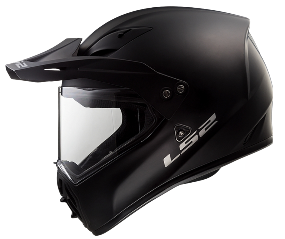 Casco LS2 Streetfighter MX419 Solid Negro Mate