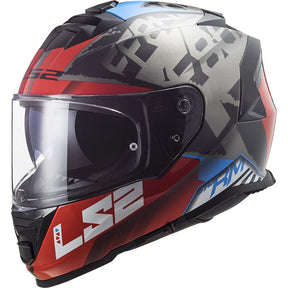 CASCO INTEGRAL LS2 FF800 STORM II SPRINTER NEGRO ROJO TITANIUM