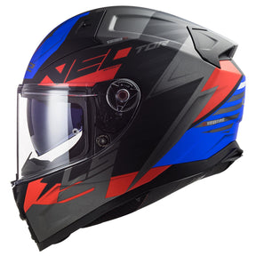 Casco LS2 Vector II Absolute Negro Azul Rojo