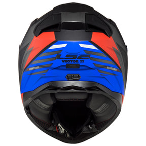 Casco LS2 Vector II Absolute Negro Azul Rojo