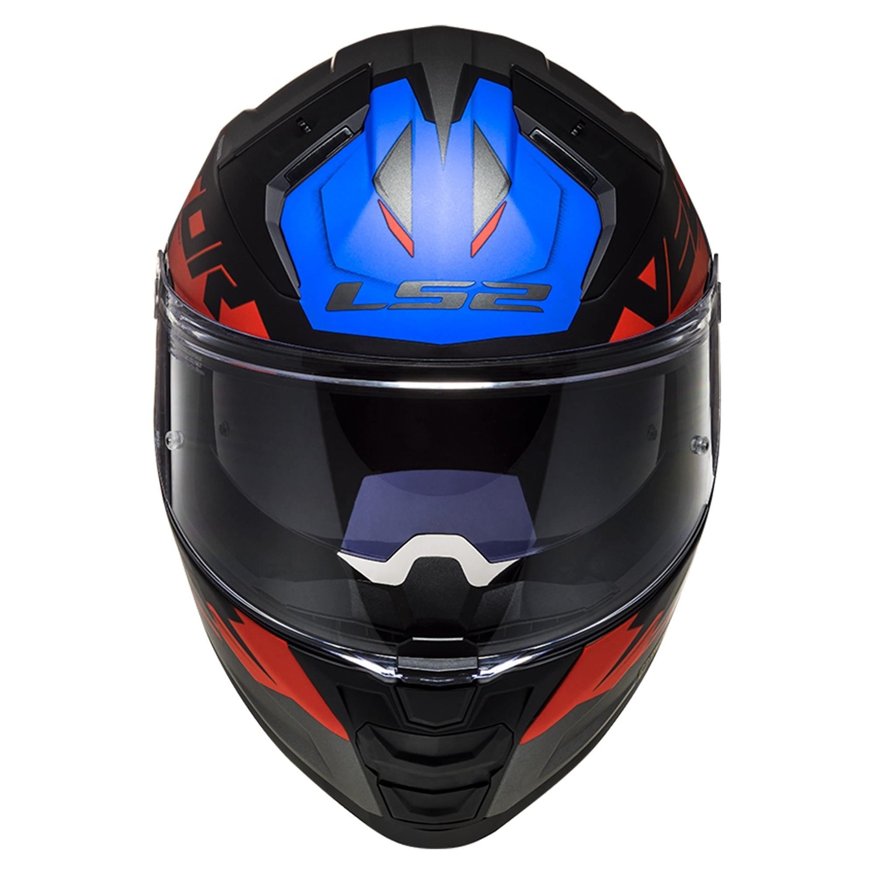 Casco LS2 Vector II Absolute Negro Azul Rojo