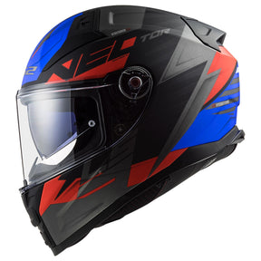 Casco LS2 Vector II Absolute Negro Azul Rojo