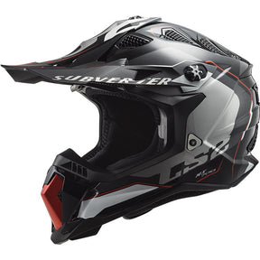 Casco Cross LS2 Subverter Arched Negro Titanium MX700