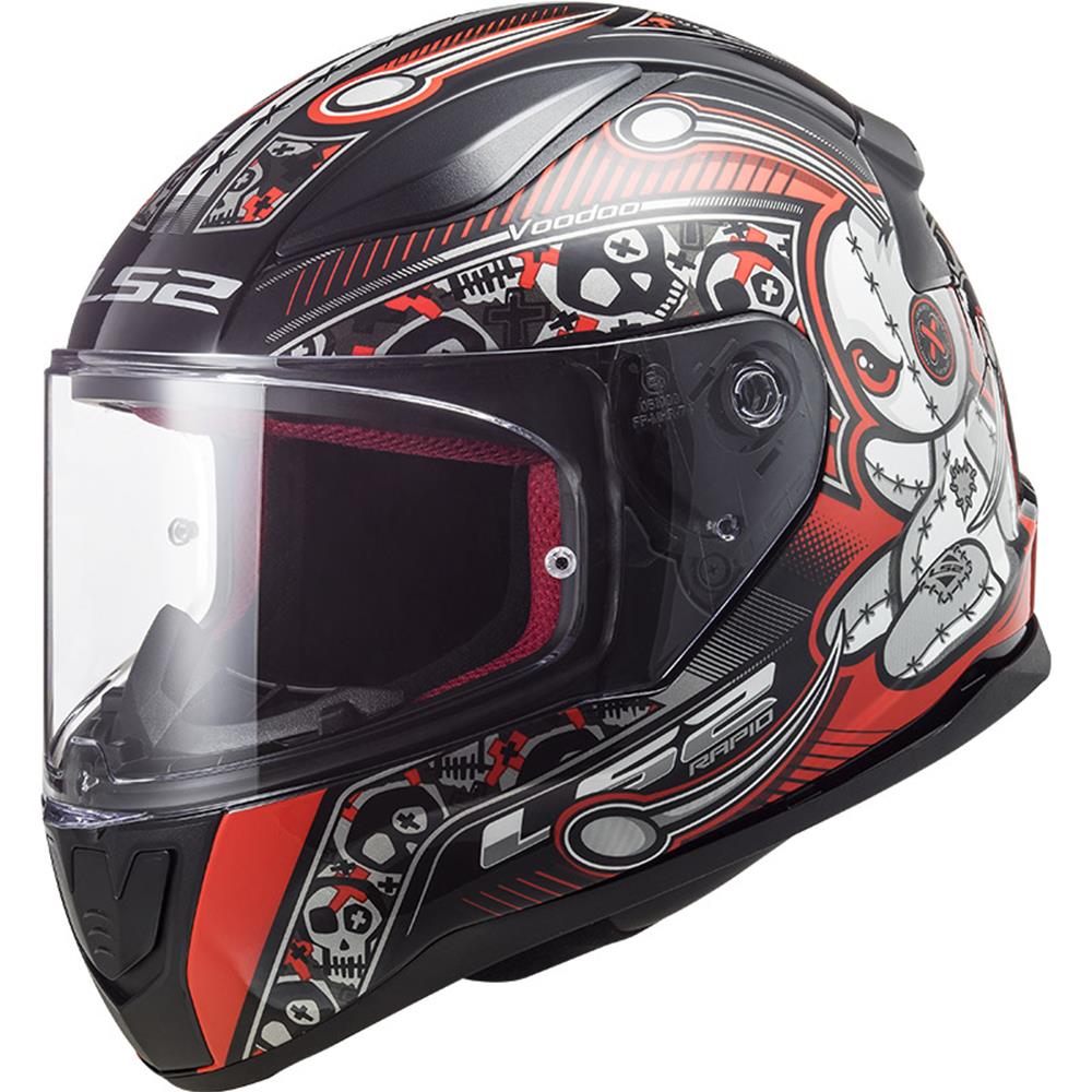 Casco Integral LS2 Rapid Junior VooDoo Rojo  FF353J