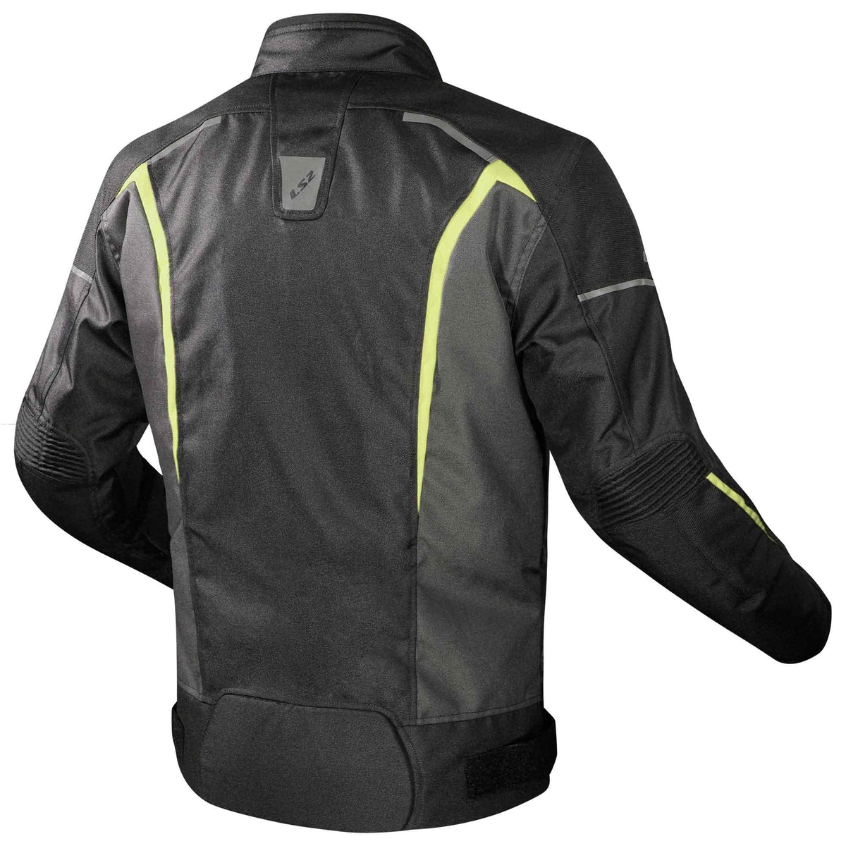 CHAMARRA DEPORTIVA LS2 NEGRO AMARILLO SEPANG TEXTIL