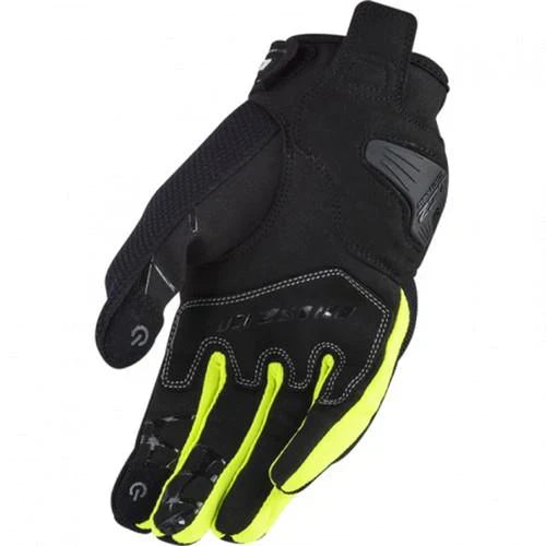 GUANTES LS2 DART 2 NEGRO AMARILLO FLUO