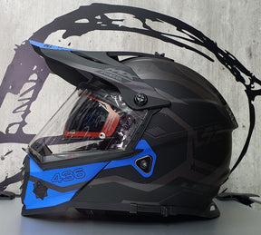 Casco LS2 Pioneer EVO Cobra Azul MX436