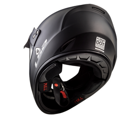 Casco LS2 Streetfighter MX419 Solid Negro Mate