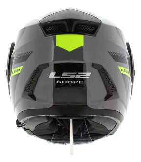 CASCO ABATIBLE LS2 SCOPE MAX NARDO NEGRO AMARILLO