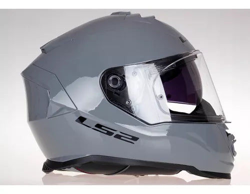 CASCO INTEGRAL LS2  FF800 STORM II NARDO GRIS