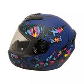 Casco LS2 Rookie Demon Azul Negro FF352