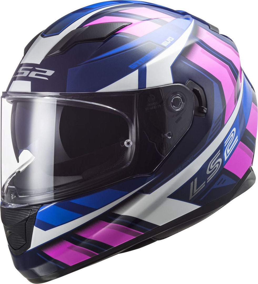 Casco LS2 Stream EVO Loop Azul Rosa FF320