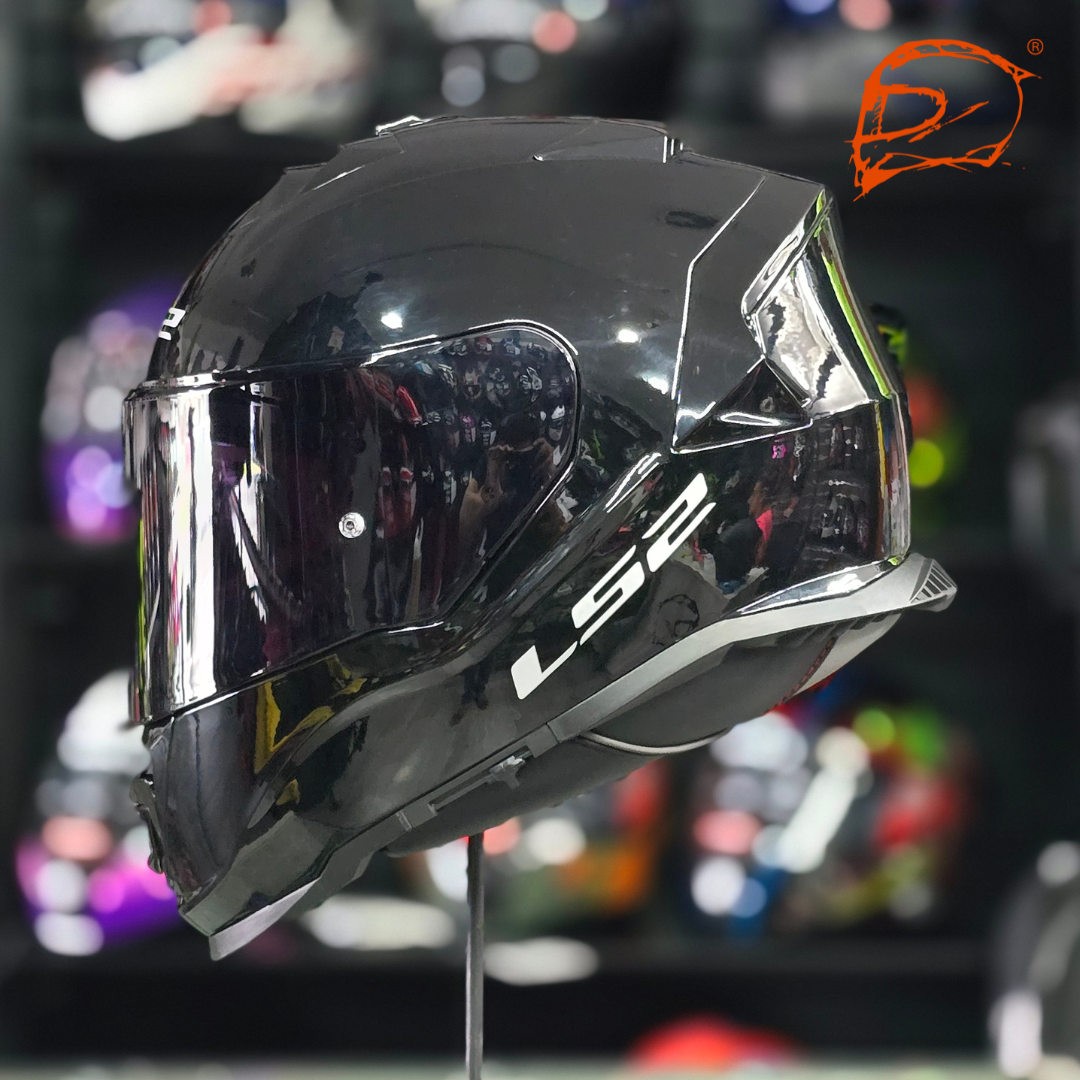 CASCO INTEGRAL LS2 STORM II FF800 NEGRO BRILLO