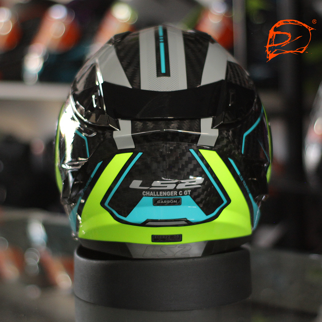 Casco LS2 Challenger CT2 Carbon Thorn Gris Amarillo