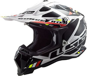 Casco Cross LS2 Subverter Stomp Blanco Negro MX701