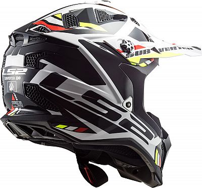 Casco Cross LS2 Subverter Stomp Blanco Negro MX701