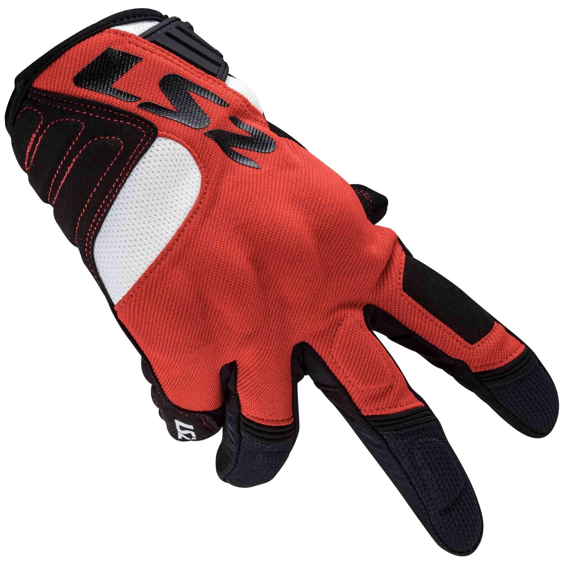 Guantes Ls2 Silva Negro Rojo