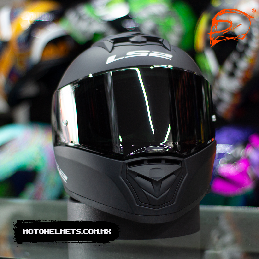 CASCO LS2 BREAKER EVO SOLID NEGRO MATE FF390